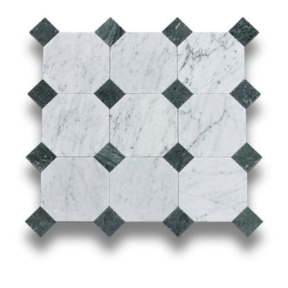 Carrara w/Taj Green Tumbled