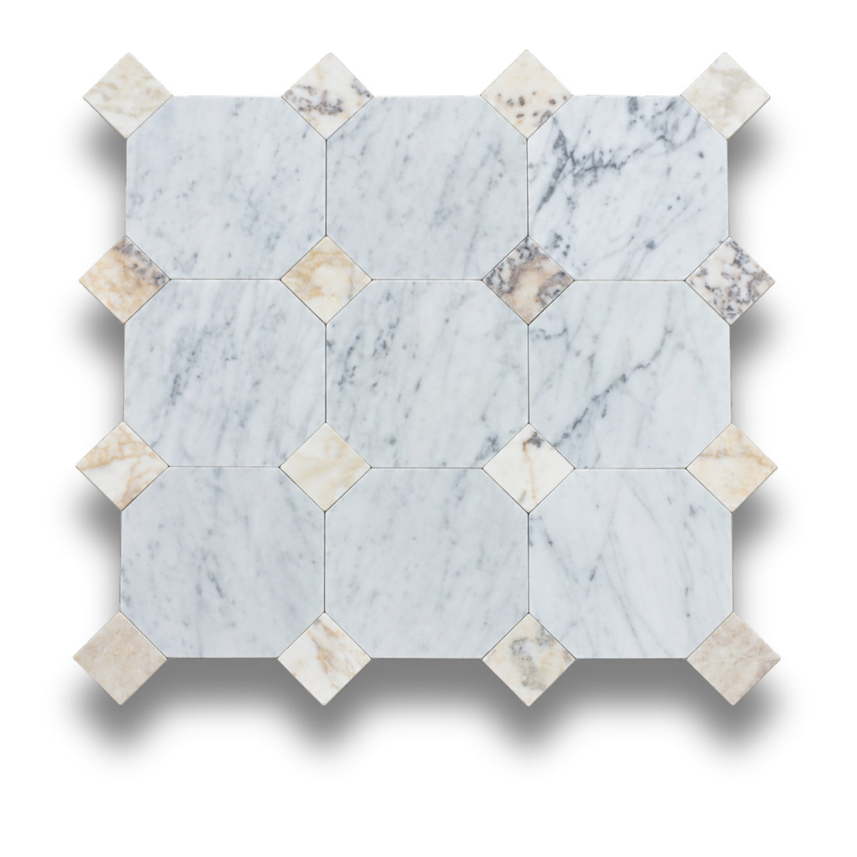 Carrara w/Viola Oro Tumbled