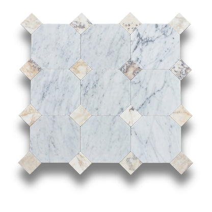 Carrara w/Viola Oro Tumbled
