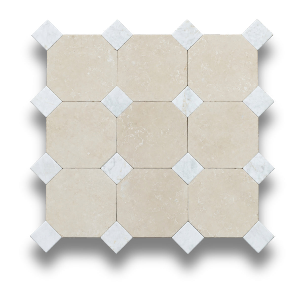 Crema Serena w/Bianco Oro Light Tumbled