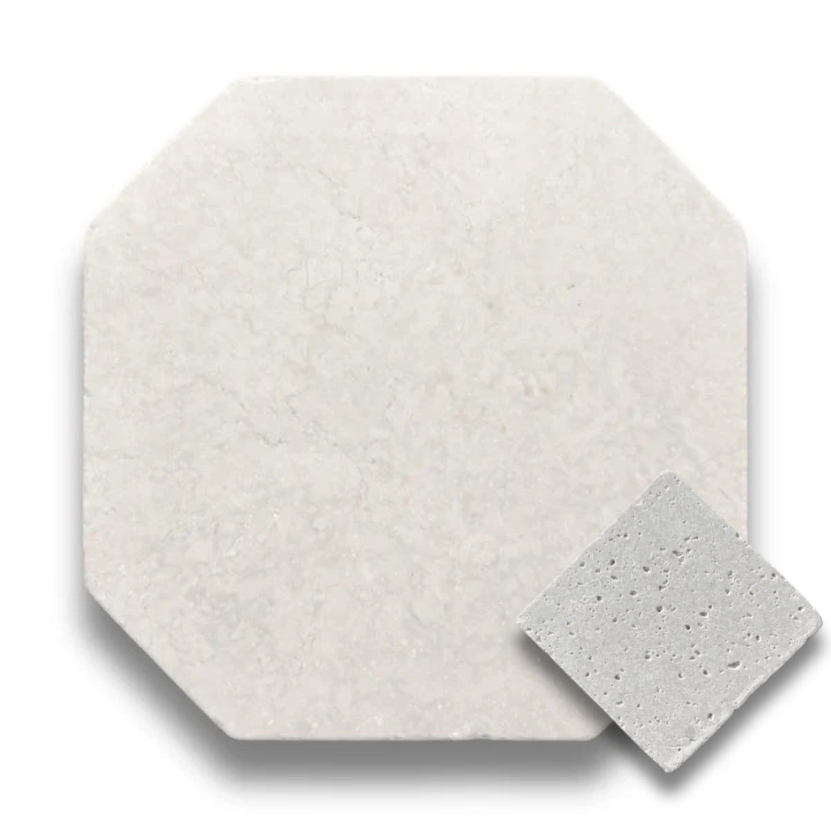Crema Serena w/Gris Travertine Tumbled