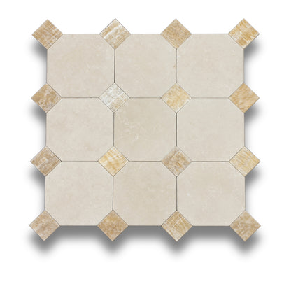 Crema Serena w/Honey Onyx Tumbled