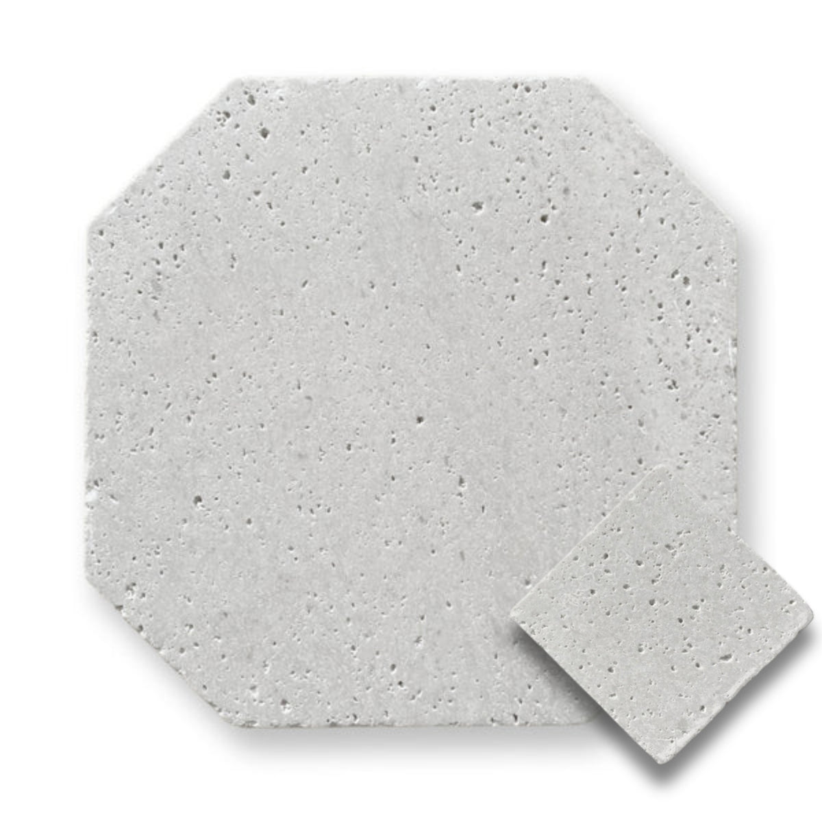 Travertine Gris w/Gris Travertine Tumbled