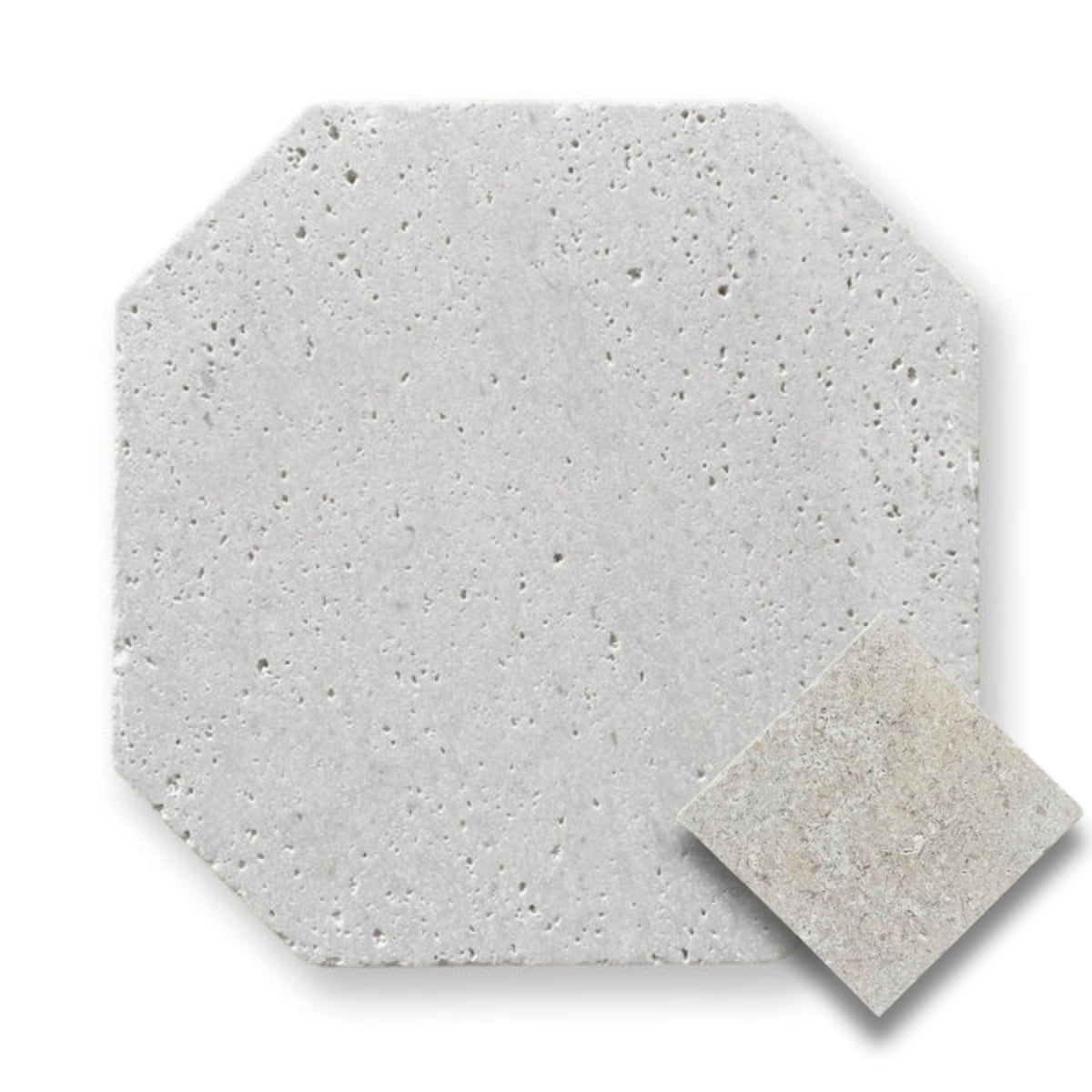 Travertine Gris w/Sinai Pearl Tumbled