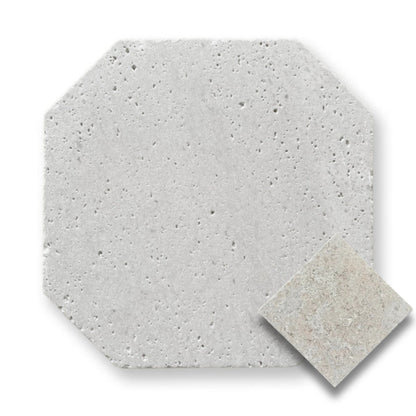 Travertine Gris w/Sinai Pearl Tumbled