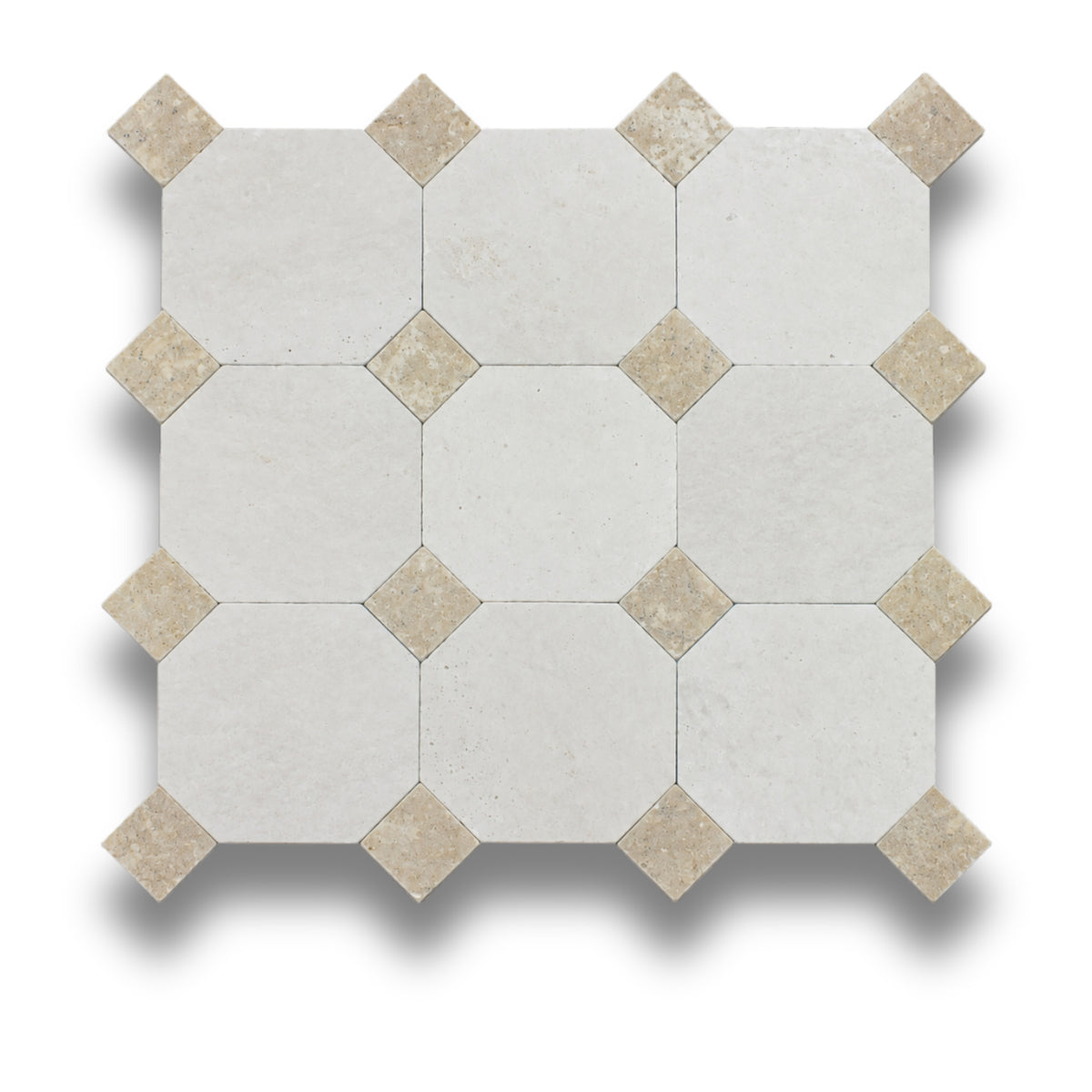 Travertine Gris w/Sinai Pearl Tumbled