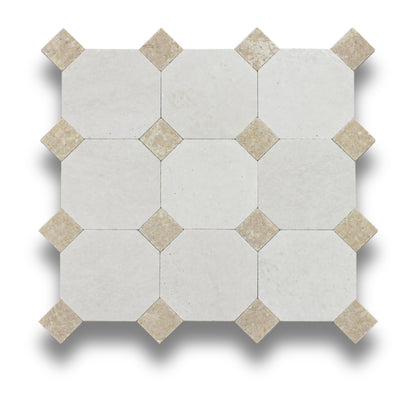 Travertine Gris w/Sinai Pearl Tumbled