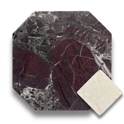 Rosso Levanto w/Botticino Tumbled