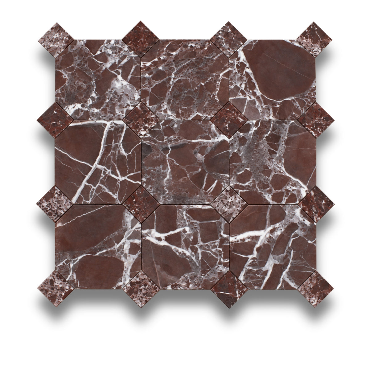 Rosso Levanto w/Rosso Levanto Tumbled