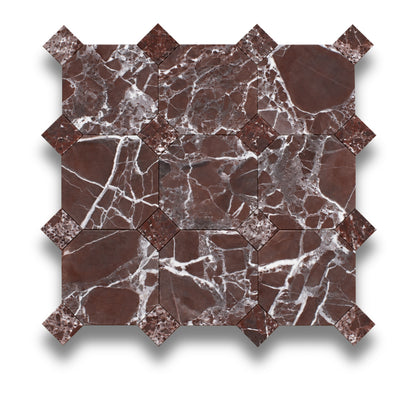 Rosso Levanto w/Rosso Levanto Tumbled