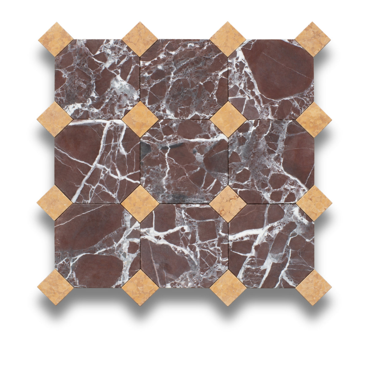 Rosso Levanto w/Rosso Verona Tumbled