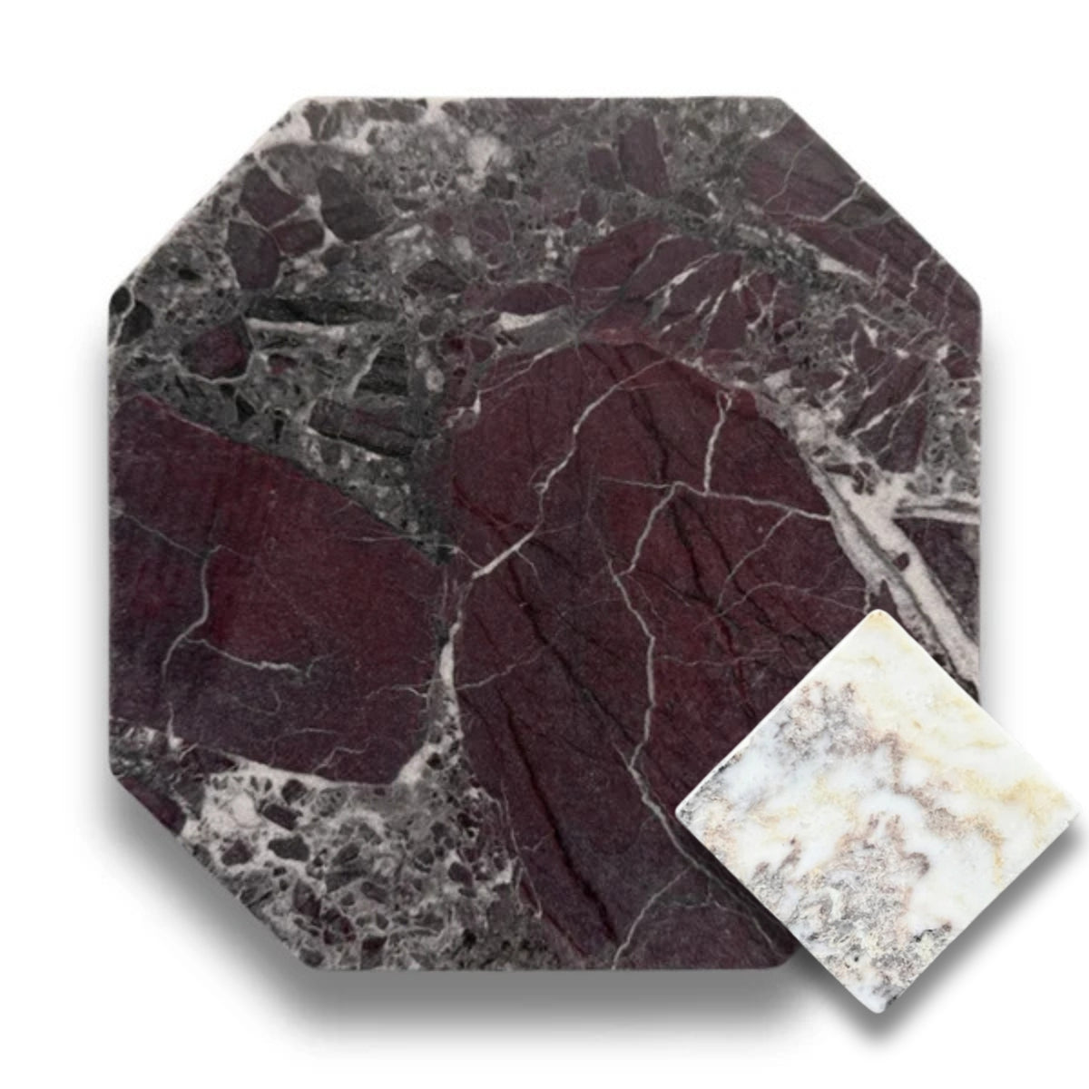 Rosso Levanto w/Viola Oro Tumbled