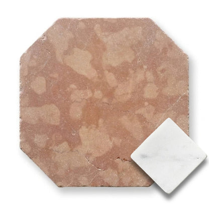 Rosso Verona w/Carrara Tumbled