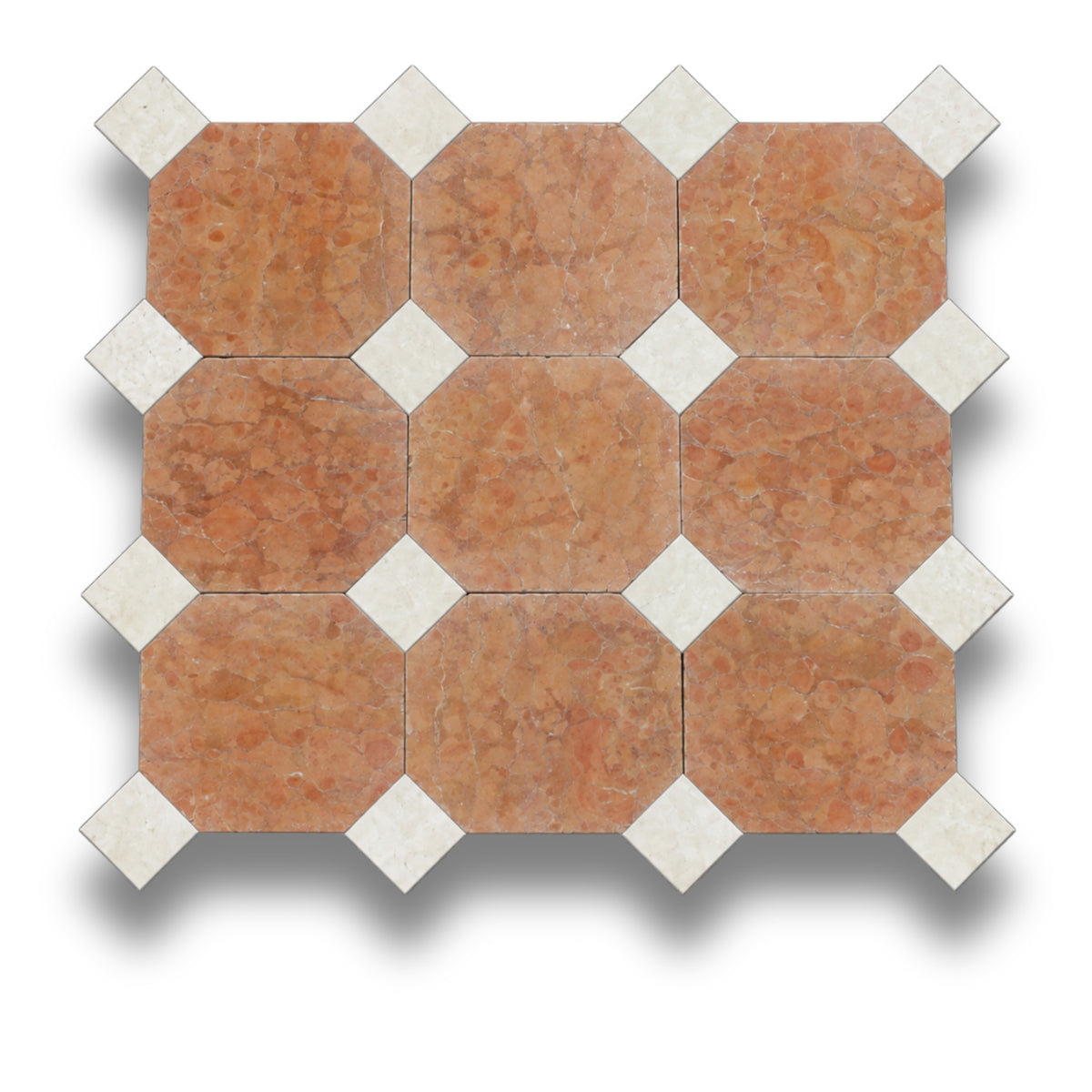 Rosso Verona w/Crema Serena Tumbled