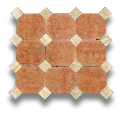 Rosso Verona w/Honey Onyx Tumbled