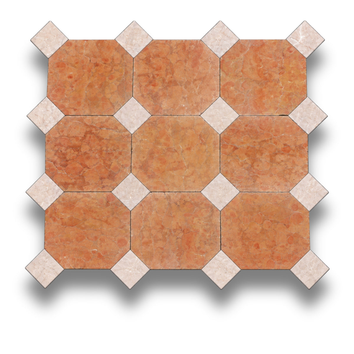 Rosso Verona w/Rosado Tumbled