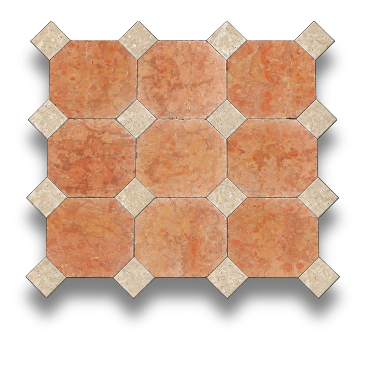 Rosso Verona w/Sinai Pearl Tumbled