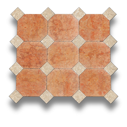 Rosso Verona w/Sinai Pearl Tumbled