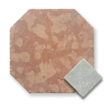 Rosso Verona w/Verdi Cristallo Tumbled