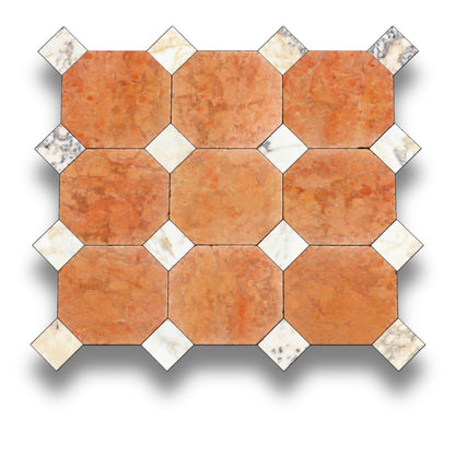 Rosso Verona w/Viola Oro Tumbled