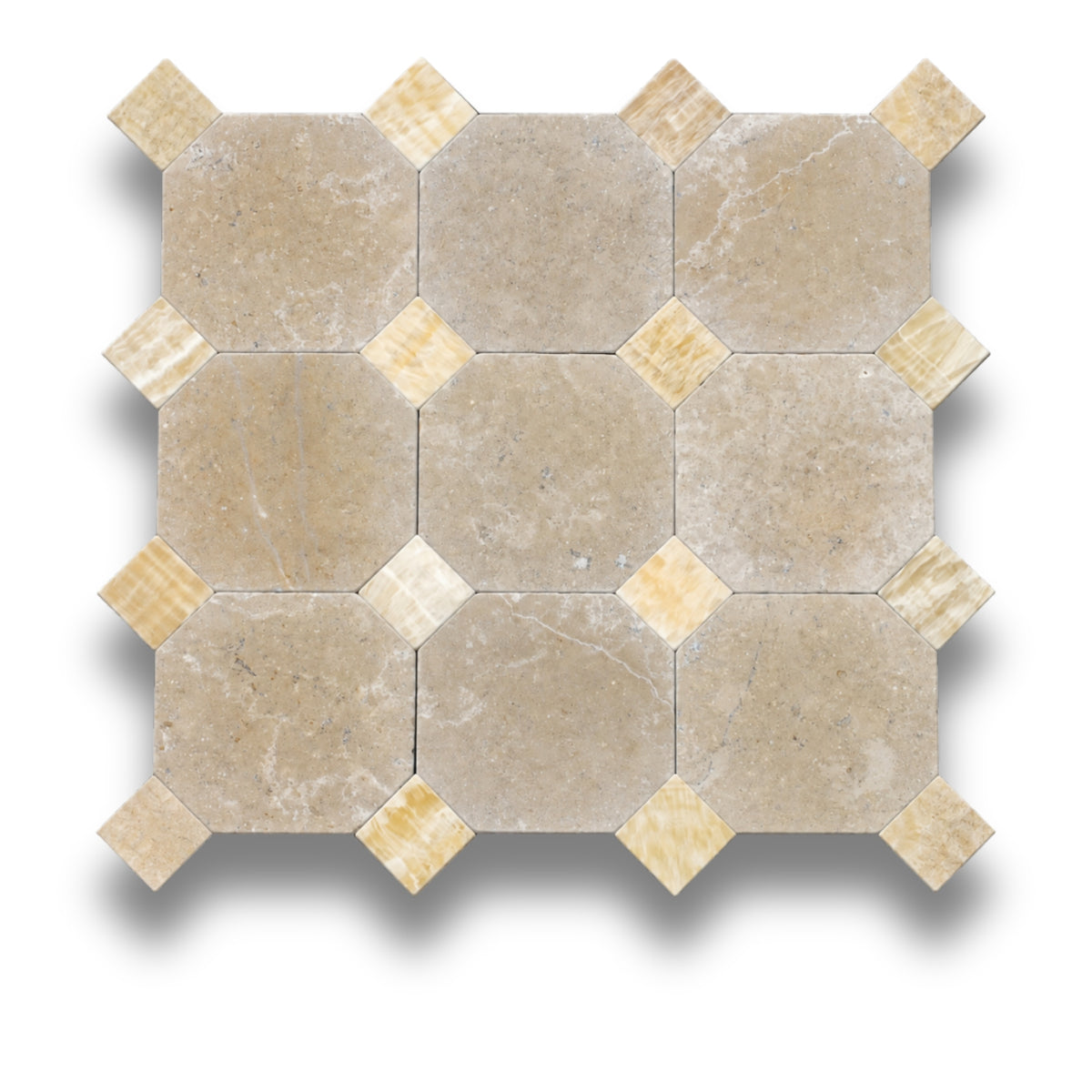 Sinai Pearl w/Honey Onyx Tumbled