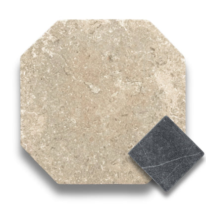 Sinai Pearl w/Nero Marquina Tumbled
