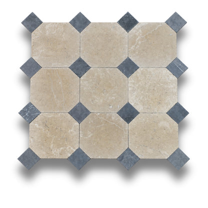 Sinai Pearl w/Nero Marquina Tumbled