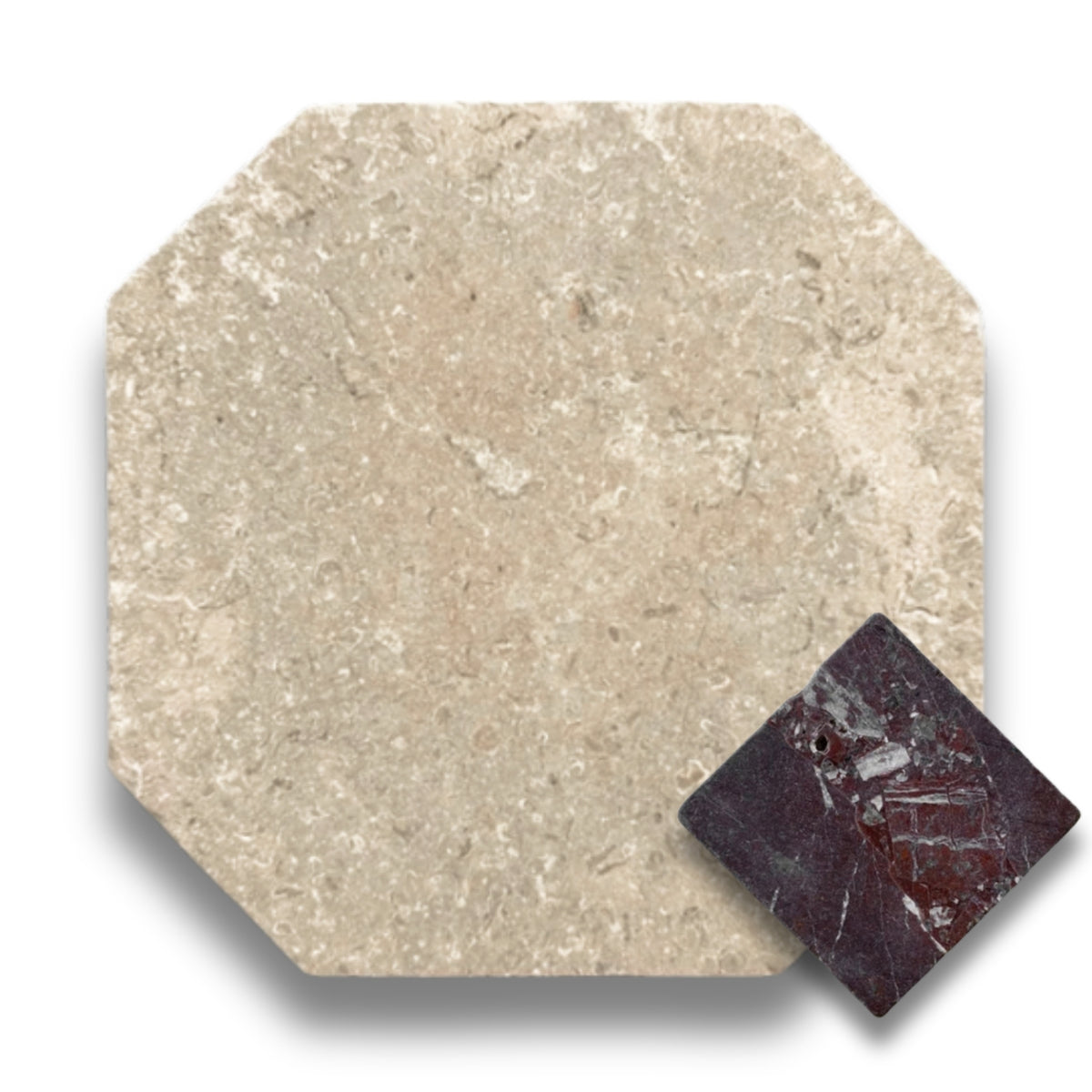 Sinai Pearl w/Rosso Levanto Tumbled