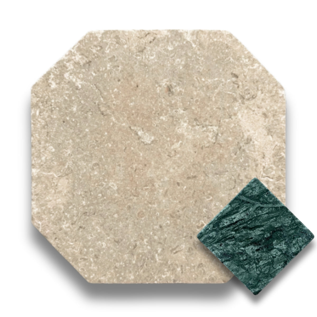 Sinai Pearl w/Taj Green Tumbled