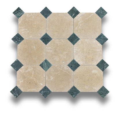 Sinai Pearl w/Taj Green Tumbled