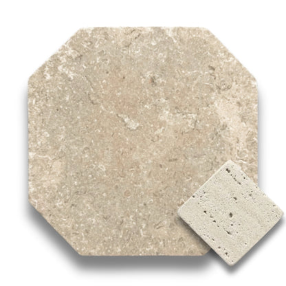 Sinai Pearl w/Travertine Classico Tumbled