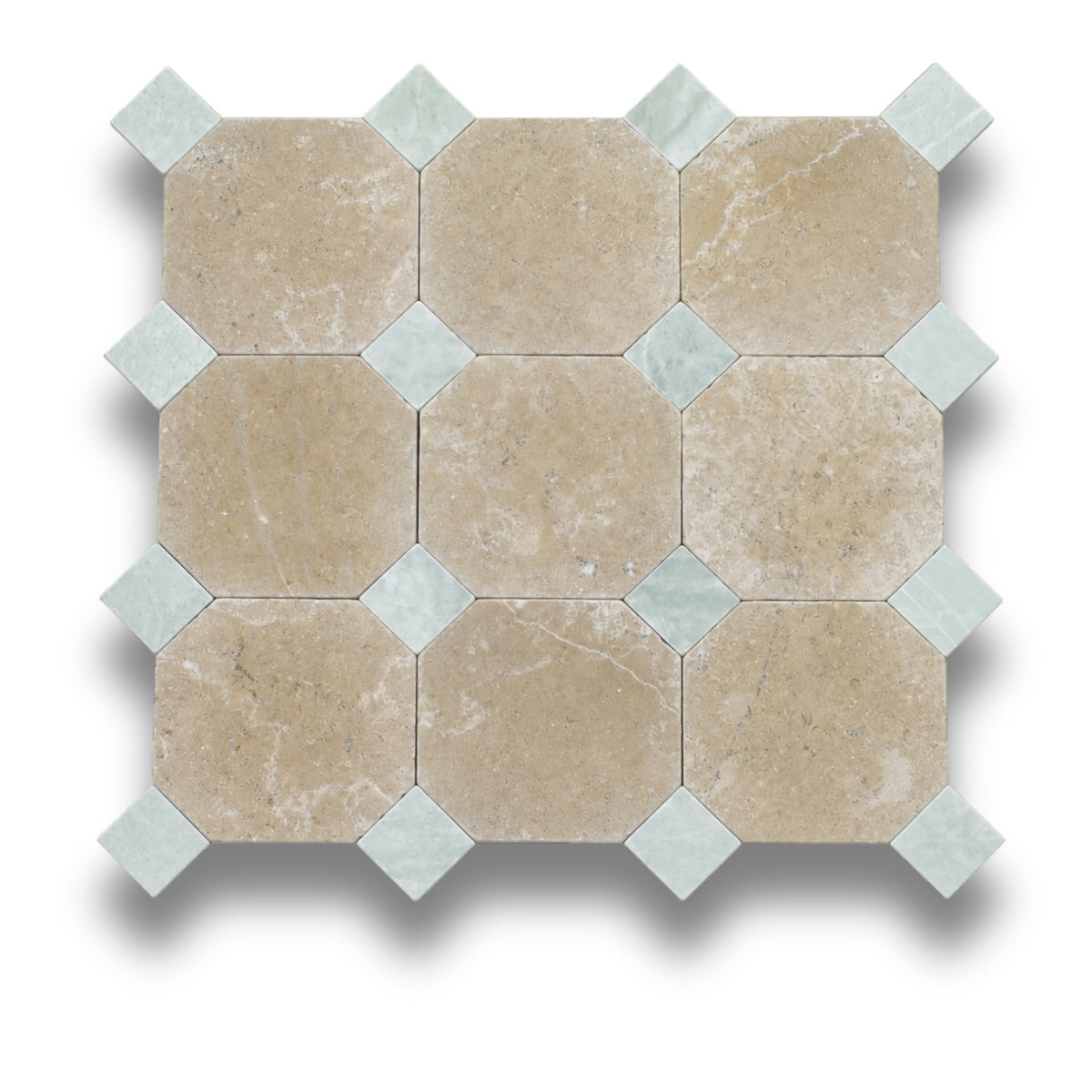 Sinai Pearl w/Verdi Cristallo Tumbled