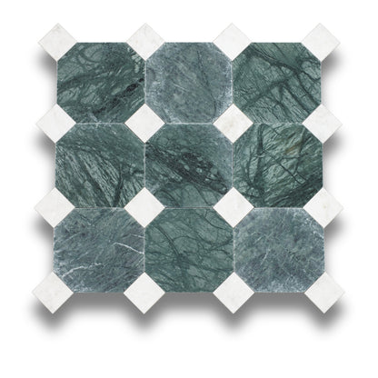 Taj Green w/Bianco Oro Light Tumbled