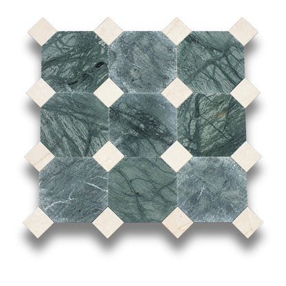 Taj Green w/Botticino Tumbled