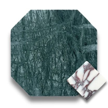 Taj Green w/Calacatta Viola Tumbled