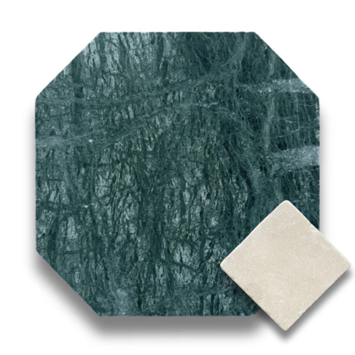 Taj Green w/Crema Serena Tumbled