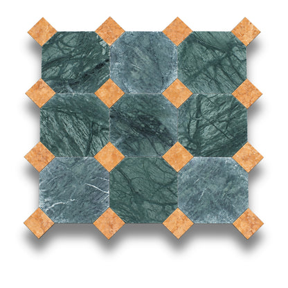 Taj Green w/Rosso Verona Tumbled