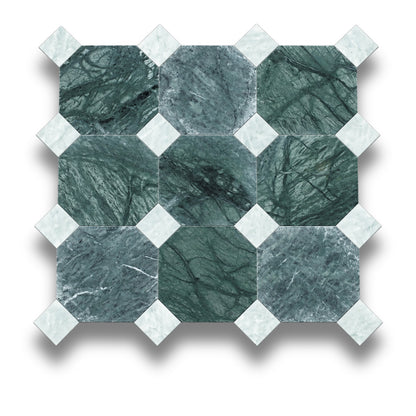 Taj Green w/Verdi Cristallo Tumbled