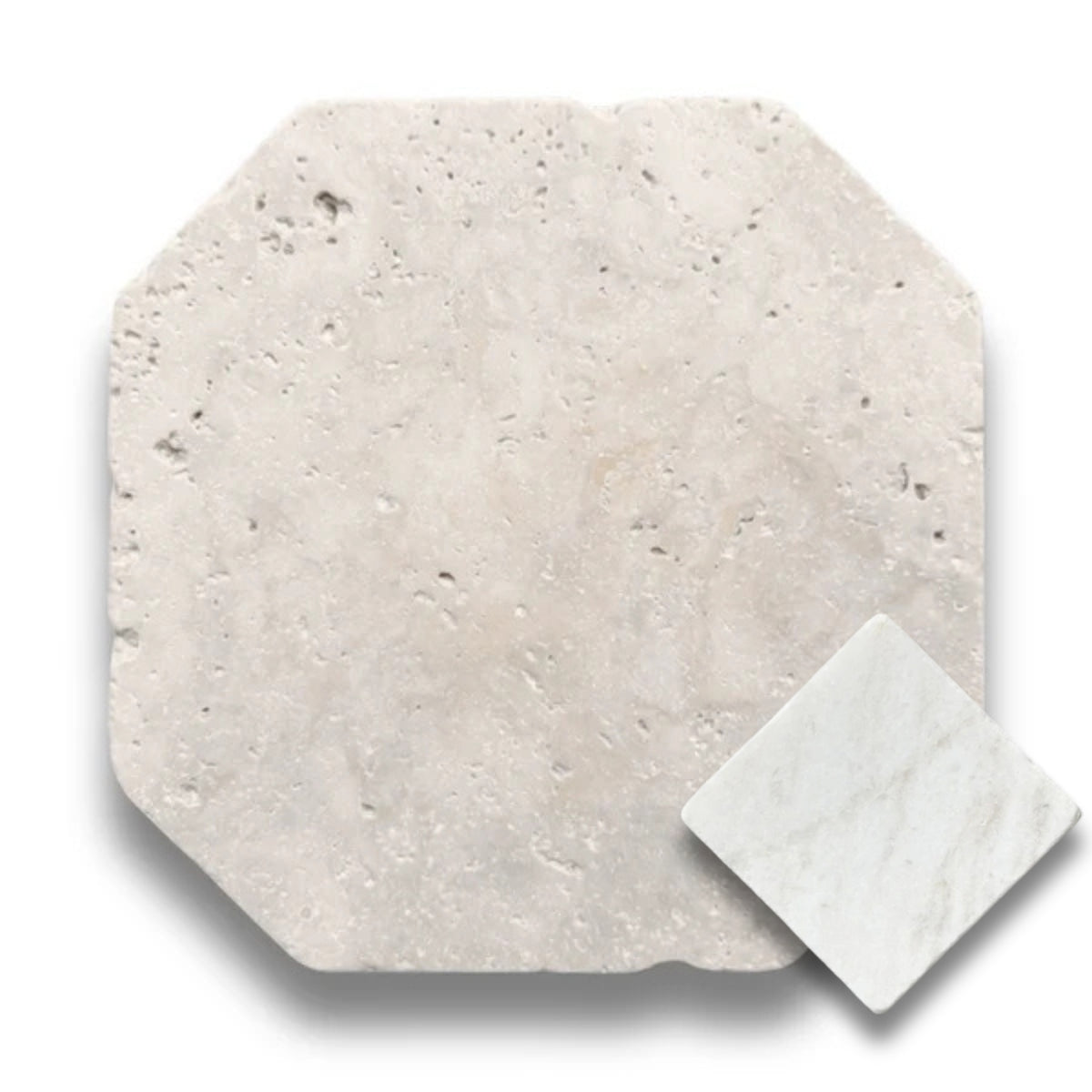 Travertine Classico w/Bianco Oro Light Tumbled