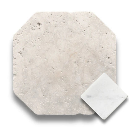 Travertine Classico w/Carrara Tumbled
