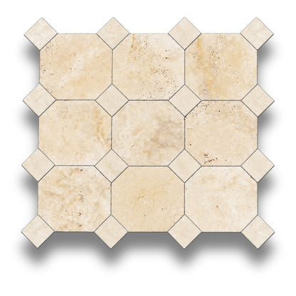 Travertine Classico w/Crema Serena Tumbled