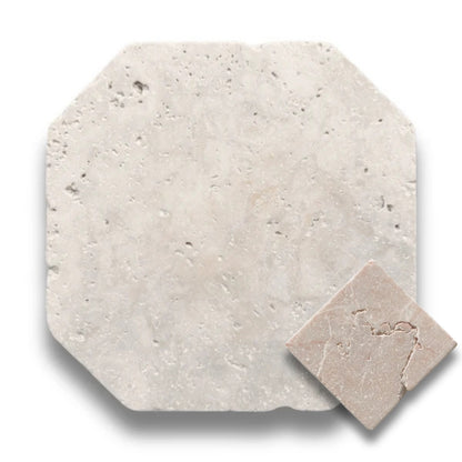 Travertine Classico w/Rosado Tumbled
