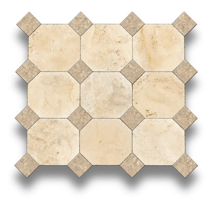 Travertine Classico w/Sinai Pearl Tumbled