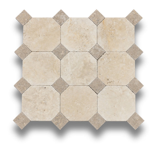 Travertine Classico w/Sinai Pearl Tumbled