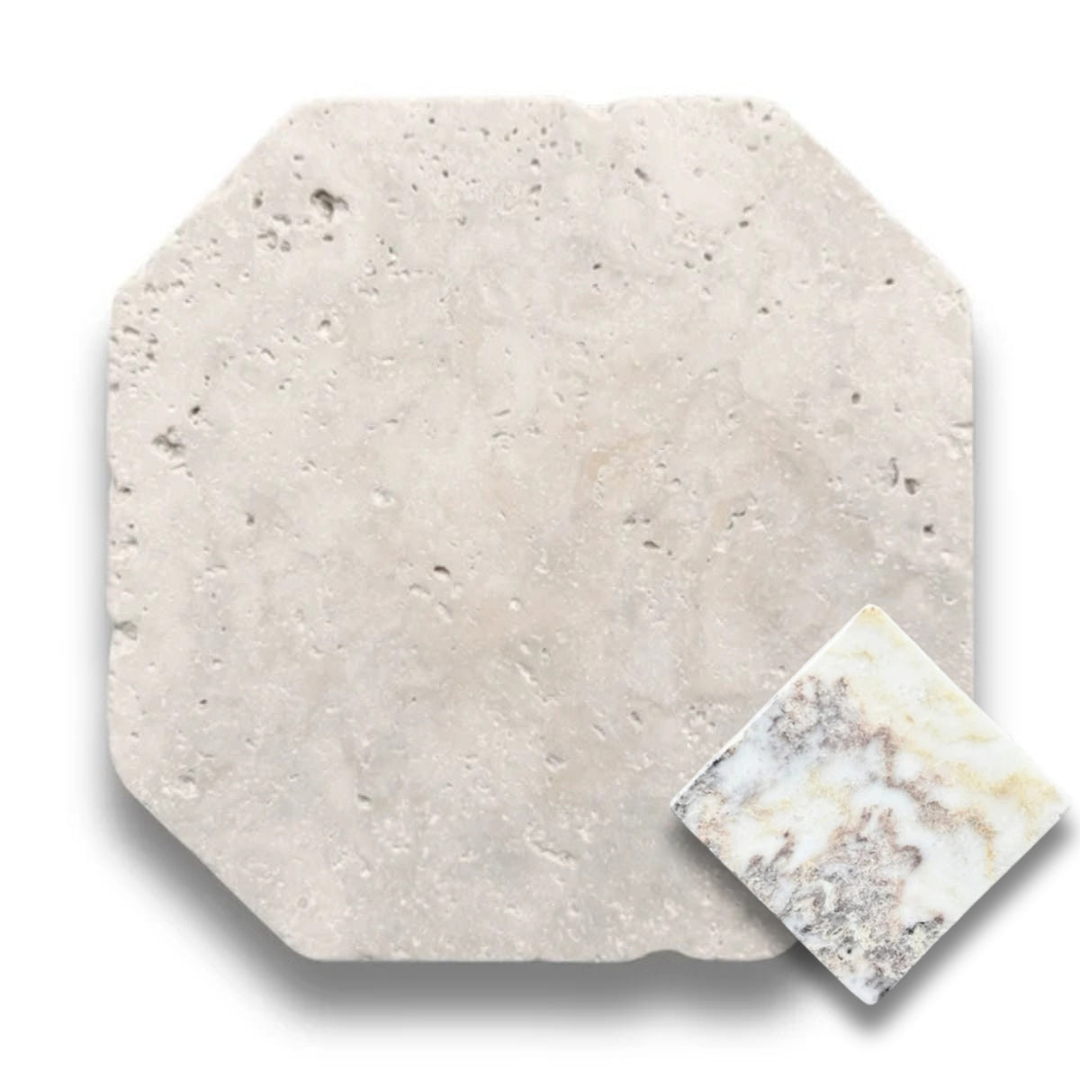 Travertine Classico w/Viola Oro Tumbled