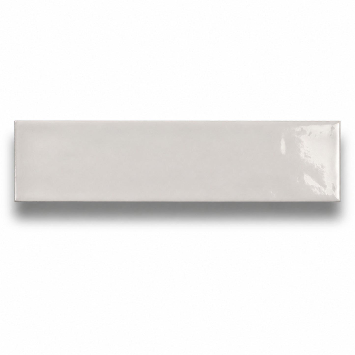 Basics White Gloss Ripple 75x300mm