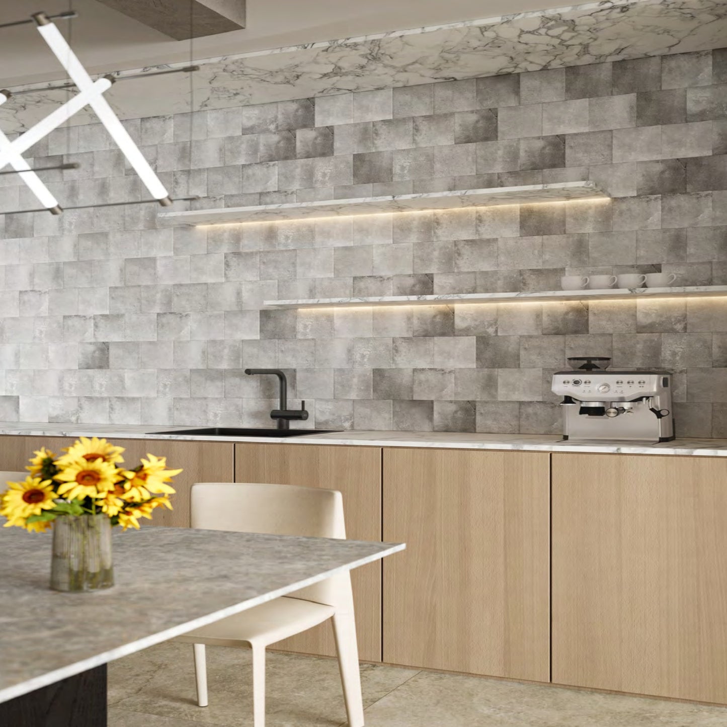 Nevada Grey Stone 150x150mm