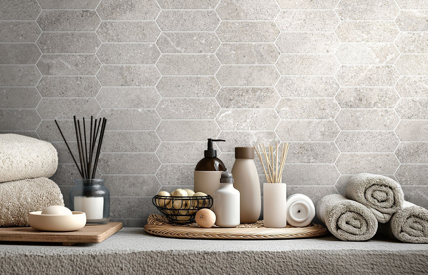 Jazz Grey Long Hexagon