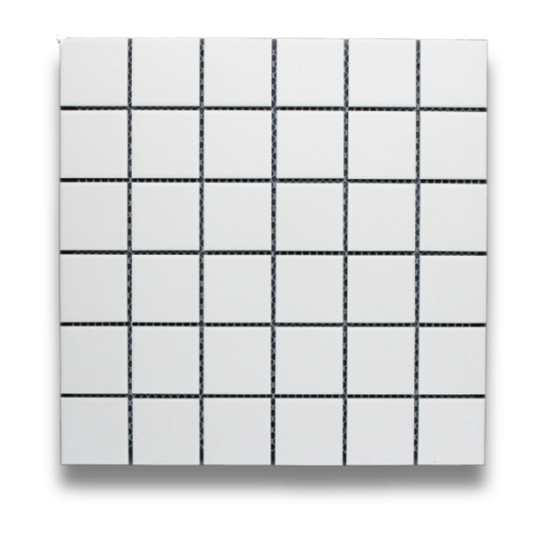 Squares White Matt 48x48mm – Tiles Together Pty Ltd