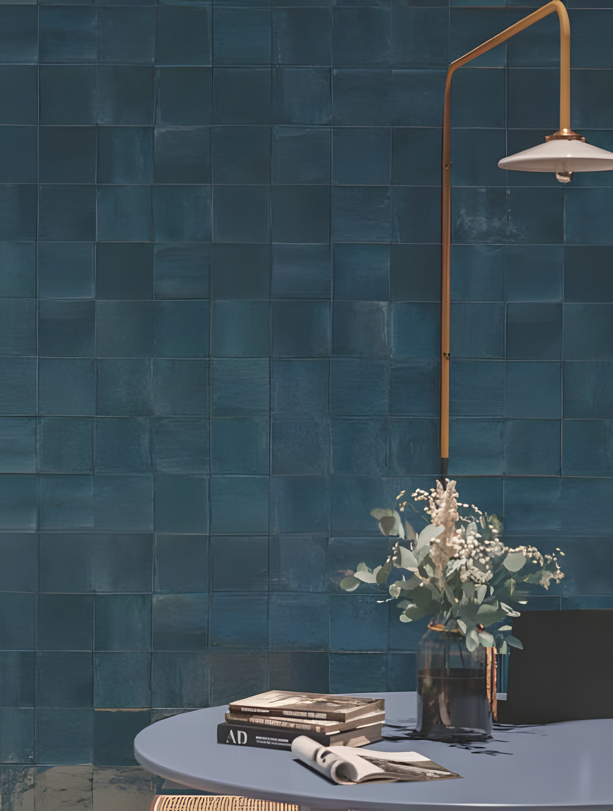 Blue Rice Tiles Rice Blu 150x150mm – Tile Bazaar